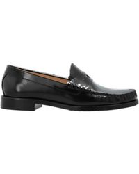 Stuart Weitzman - Round Head Loafer Shoes - Lyst