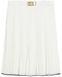 Weekend by Maxmara - Max Mara Studio Savana Belted Pleated Skirt - Lyst