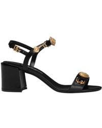Dolce & Gabbana - 60Mm Block-Heel Embellished Sandals - Lyst