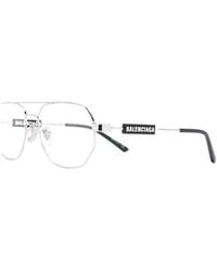 Balenciaga - Eyewear Pilot Frame Glasses - Lyst