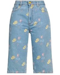 Ganni - Denim Trousers - Lyst