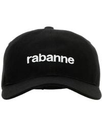 Rabanne - Logo Embroidered Cap - Lyst