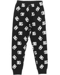 Dolce & Gabbana - All-Over Logo-Print Track Pants - Lyst