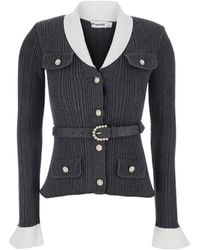 Self-Portrait - Cardigan Tops - Lyst