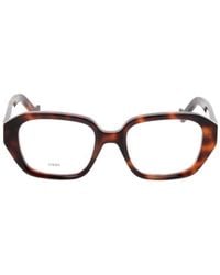 Loewe - Rectangle Frame Glasses - Lyst
