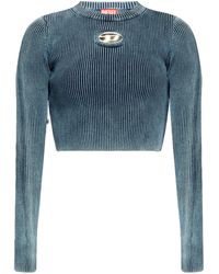 DIESEL - M-Anchor-A Cut-Out Ribbed Top - Lyst