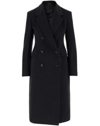 Tagliatore - Flap-Pocketed Double-Breasted Coat - Lyst