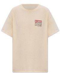 Maison Margiela - Numbers-Printed Crewneck T-Shirt - Lyst