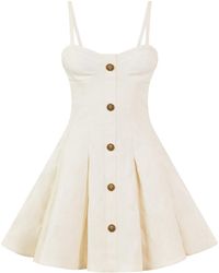 Balmain - Spaghetti Strap Mini Dress - Lyst