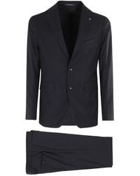 Tagliatore - Button Long-Sleeved Suit Coat And Trousers Set - Lyst