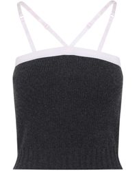 Prada - Cashmere And Wool Top - Lyst
