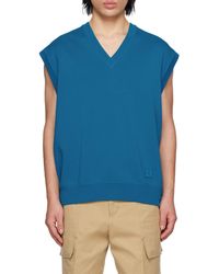 WOOYOUNGMI - V-Neck Knitted Vest - Lyst