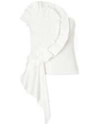 FARM Rio - Strapless Ruched Tank - Lyst