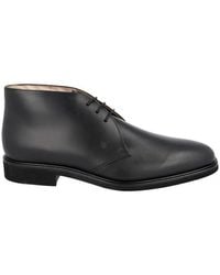 Tod's - Logo Details Business Casual Shoes - Lyst