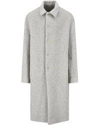 Rick Owens - Brad Button-Up Wool Coat - Lyst