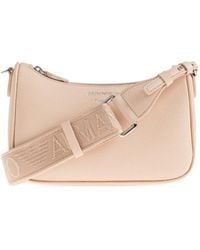 Emporio Armani - Logo Strap Shoulder Bag - Lyst