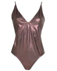 Rick Owens - Metallic Swimsuit - Lyst
