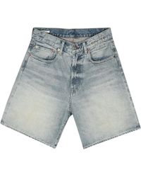 R13 - Belt-Loop Denim Shorts - Lyst