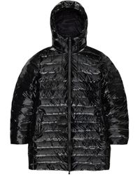 Rains - Lohja Long Puffer Curve Jacket - Lyst