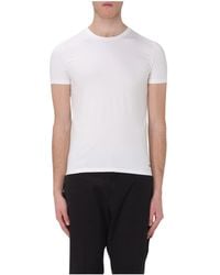 ZEGNA - Logo Patch Crewneck T-Shirt - Lyst