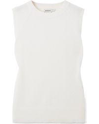 Jonathan Simkhai - Round-Neck Sleeveless Tank Top - Lyst
