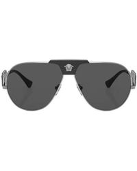 Versace - Eyewear Aviator Frame Sunglasses - Lyst