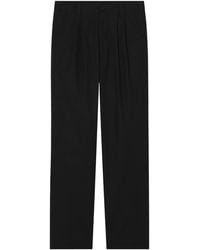 A.P.C. - Ricky Pleated Wide-Leg Pants - Lyst