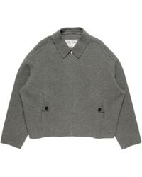 Acne Studios - Zip-Up Shirt Jacket - Lyst
