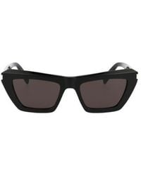 Saint Laurent - Eyewear Sl 467 Cat-Eye Frame Sunglasses - Lyst
