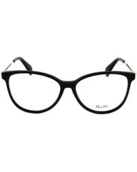 Max Mara - Rectangular Frame Glasses - Lyst