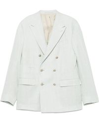 Eleventy - Double-Breasted Blazer - Lyst