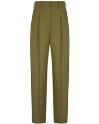 Blazé Milano - Blazé Milano Mid Day Sun Fox Pleated Pants - Lyst