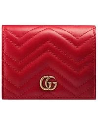 Gucci - Gg Marmont Card Case - Lyst