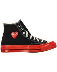 COMME DES GARÇONS PLAY - Comme Des Garçons Play X Converse Chuck 70 High-Top Sneakers - Lyst
