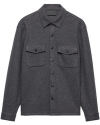 Prada - Wool Blend Shirt - Lyst