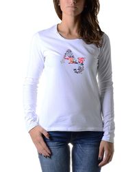 Armani Jeans - Logo Long-Sleeve T-Shirt - Lyst