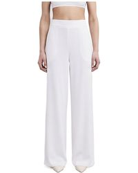 Patrizia Pepe - Palazzo Crêpe Trousers - Lyst