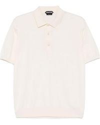 Tom Ford - Fine Knit Short-Sleeved Polo Shirt - Lyst