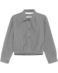 Jil Sander - Poplin Cropped Shirt - Lyst