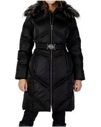 Guess - Long Down Jacket - Lyst