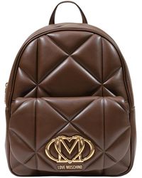 Moschino - Quilted Backpack - Lyst