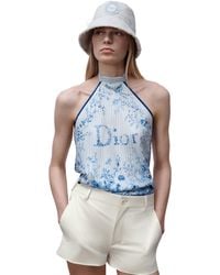 Dior - Iviera Médaillon Teddy-D Small Brim Bucket Hat - Lyst