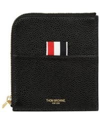 Thom Browne - Logo-Loop Zip-Around Wallet - Lyst