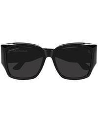 Balenciaga - Eyewear Bb-Logo Square Frame Sunglasses - Lyst