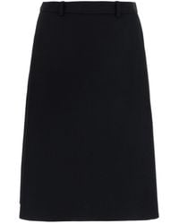 Balenciaga - Folded Midi Skort Shorts - Lyst