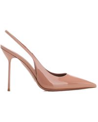Paris Texas - Lidia Pointed-Toe Slingback Pumps - Lyst