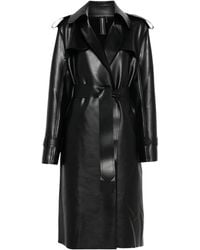 Norma Kamali - Belted Trench Coat - Lyst