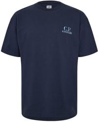 C.P. Company - Logo Crew-Neck T-Shirt - Lyst