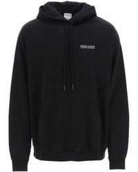 Marcelo Burlon - County Of Milan Logo Printed Drawstring Hoodie - Lyst