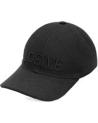 Loewe - Logo Embroidered Baseball Cap - Lyst